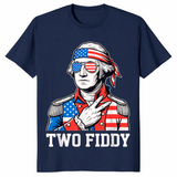 Two Fiddy George Washington Tee | America 250th Anniversary Shirt | Cuccico