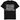 Black two white monsters shirt front print