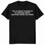 Ultimate Flexibility shirt in black