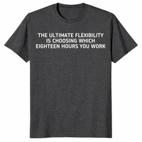 Ultimate Flexibility shirt dark heather grey