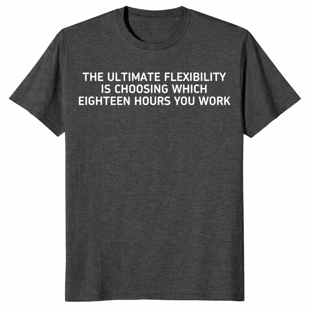 Ultimate Flexibility shirt dark heather grey