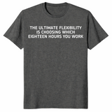 Ultimate Flexibility shirt dark heather