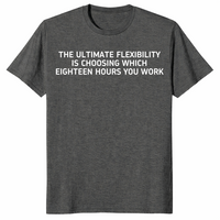Ultimate Flexibility shirt dark heather