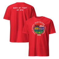 Red Union Strong 2026 strike ready shirt with UTLA SEIU Teamsters AALA artwork