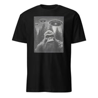 Bigfoot Sasquatch Alien UFO T-Shirt - Cuccico Design