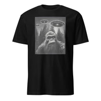Bigfoot Sasquatch Alien UFO T-Shirt - Cuccico Design