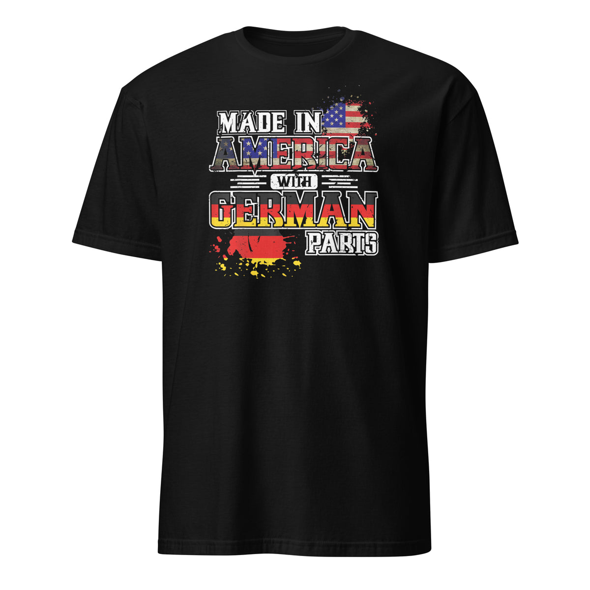 Cuccico Made In America With German Parts Shirt – Funny German Heritage Tee | Cuccico