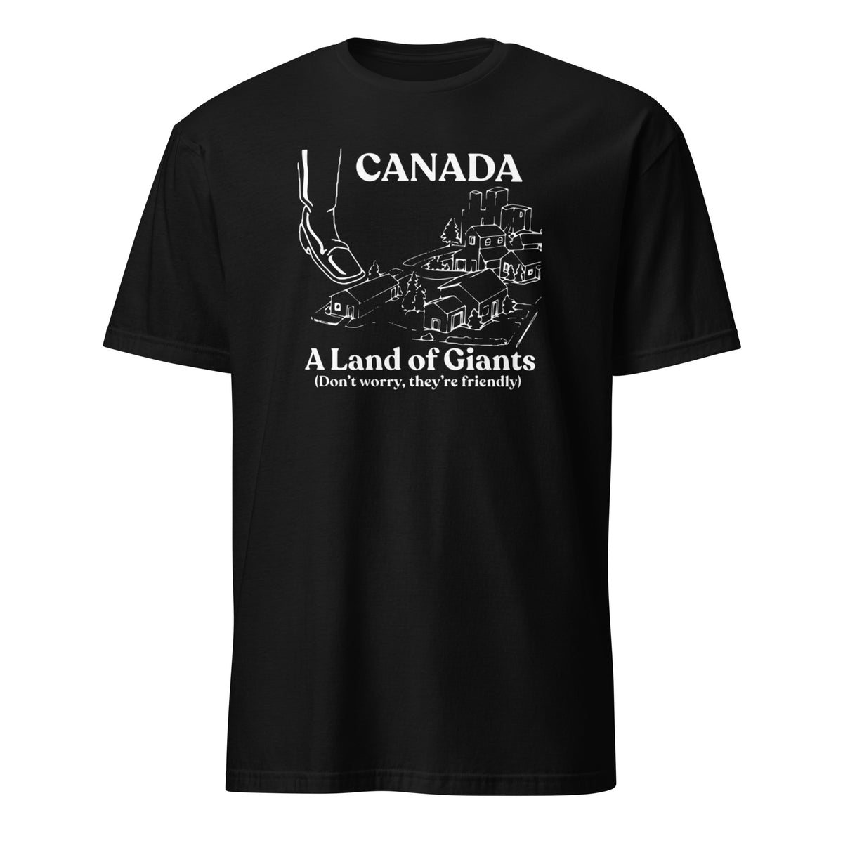 Canada A Land Of Giants Shirt – Funny Canada Tee | Friendly Giants Canada Shirt | Cuccico | Cuccico