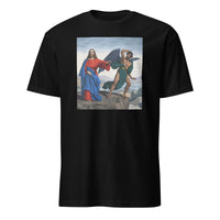 Temptation of Christ Shirt – Jesus vs Satan Art Tee | Religious Painting T-Shirt | Cuccico