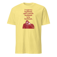Ilya Shane “I Want Two Boyfriends” Shirt | Heated Rivalry Queer Fandom T-Shirt by Cuccico | Cuccico