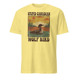 Stupid Canadian Wolf Bird Shirt – Funny Loon T-Shirt | Vintage Wolf Bird Graphic Tee by Cuccico | Cuccico