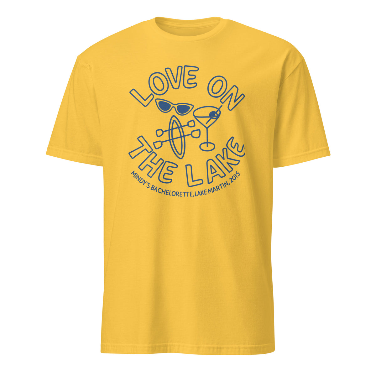 Love on the Lake Bachelorette Party Shirt – Custom Martini Girl Trip | Camp Bride Tees | Cuccico Design
