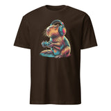 Capybara Playing Video Games T-Shirt - Cuccico Design