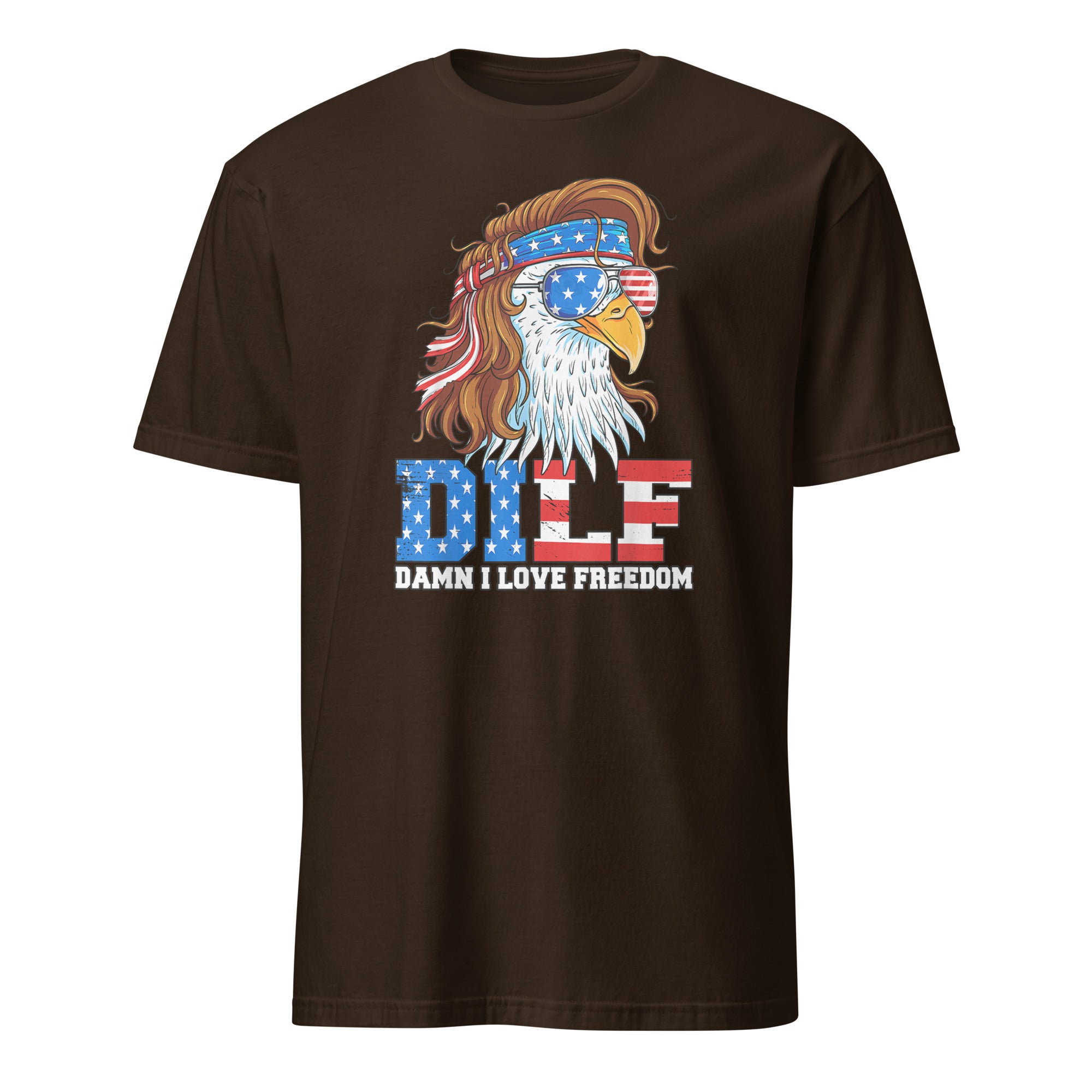 DILF Damn I Love Freedom Eagle Patriotic 4th Of July T-Shirt - Cuccico Design