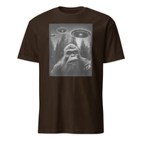 Bigfoot Sasquatch Alien UFO T-Shirt - Cuccico Design