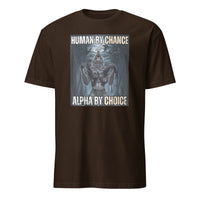 Human By Chance Alpha By Choice Alpha Wolf T-Shirt - Cuccico Design