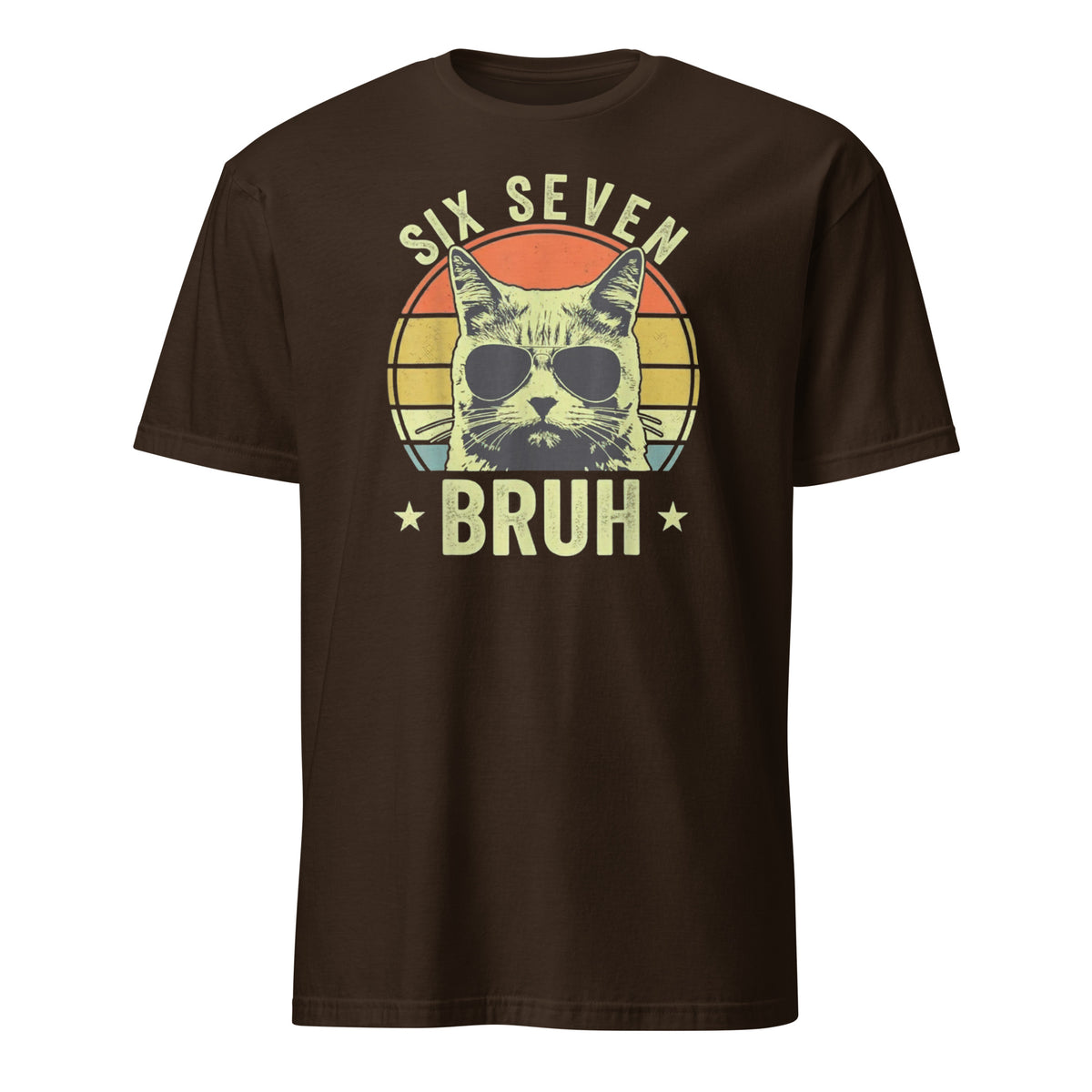 Funny 67 Bruh Cat Meme T-Shirt – Cat Meme Graphic Tee | Cuccico | Cuccico
