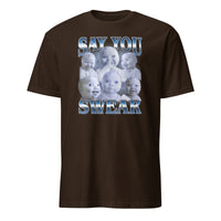 AI Baby Meme T-Shirt – Funny “Say You Swear” Holding Laugh Brainrot Tee | Cuccico | Cuccico