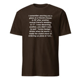 Honey Badger Drinks When He Wants T-Shirt | Viral Twitter Meme Tee | Cuccico