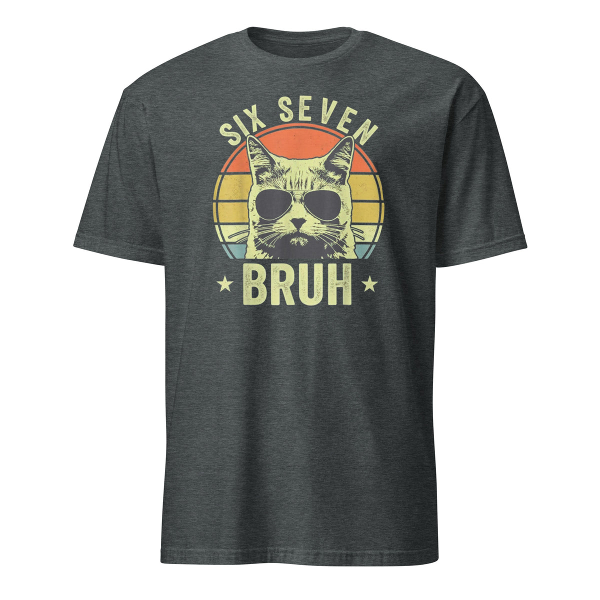 Funny 67 Bruh Cat Meme T-Shirt – Cat Meme Graphic Tee | Cuccico | Cuccico