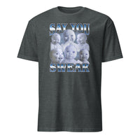 AI Baby Meme T-Shirt – Funny “Say You Swear” Holding Laugh Brainrot Tee | Cuccico | Cuccico