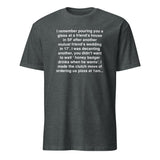 Honey Badger Drinks When He Wants T-Shirt | Viral Twitter Meme Tee | Cuccico