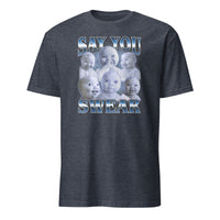 AI Baby Meme T-Shirt – Funny “Say You Swear” Holding Laugh Brainrot Tee | Cuccico | Cuccico