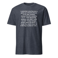 Honey Badger Drinks When He Wants T-Shirt | Viral Twitter Meme Tee | Cuccico