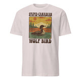 Stupid Canadian Wolf Bird Shirt – Funny Loon T-Shirt | Vintage Wolf Bird Graphic Tee by Cuccico | Cuccico