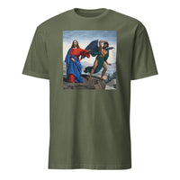 Temptation of Christ Shirt – Jesus vs Satan Art Tee | Religious Painting T-Shirt | Cuccico