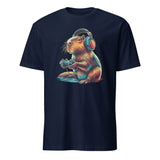 Capybara Playing Video Games T-Shirt - Cuccico Design