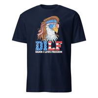 DILF Damn I Love Freedom Eagle Patriotic 4th Of July T-Shirt - Cuccico Design