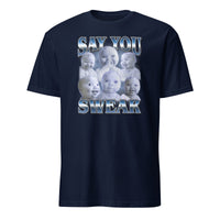 AI Baby Meme T-Shirt – Funny “Say You Swear” Holding Laugh Brainrot Tee | Cuccico | Cuccico