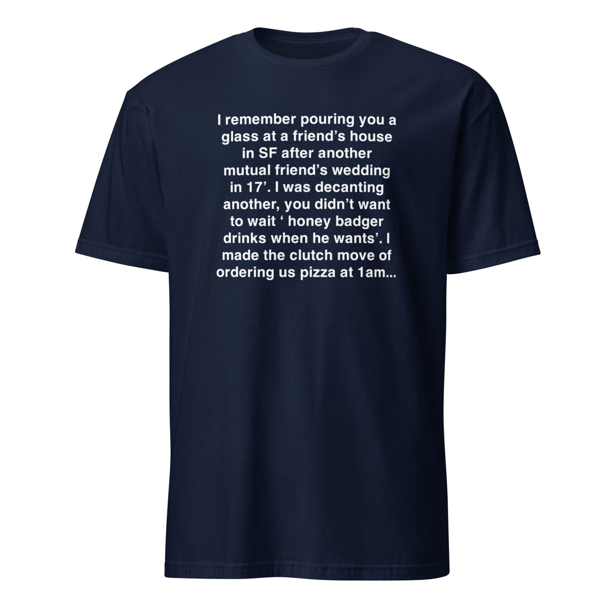 Honey Badger Drinks When He Wants T-Shirt | Viral Twitter Meme Tee | Cuccico