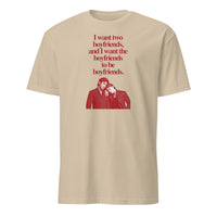 Ilya Shane “I Want Two Boyfriends” Shirt | Heated Rivalry Queer Fandom T-Shirt by Cuccico | Cuccico