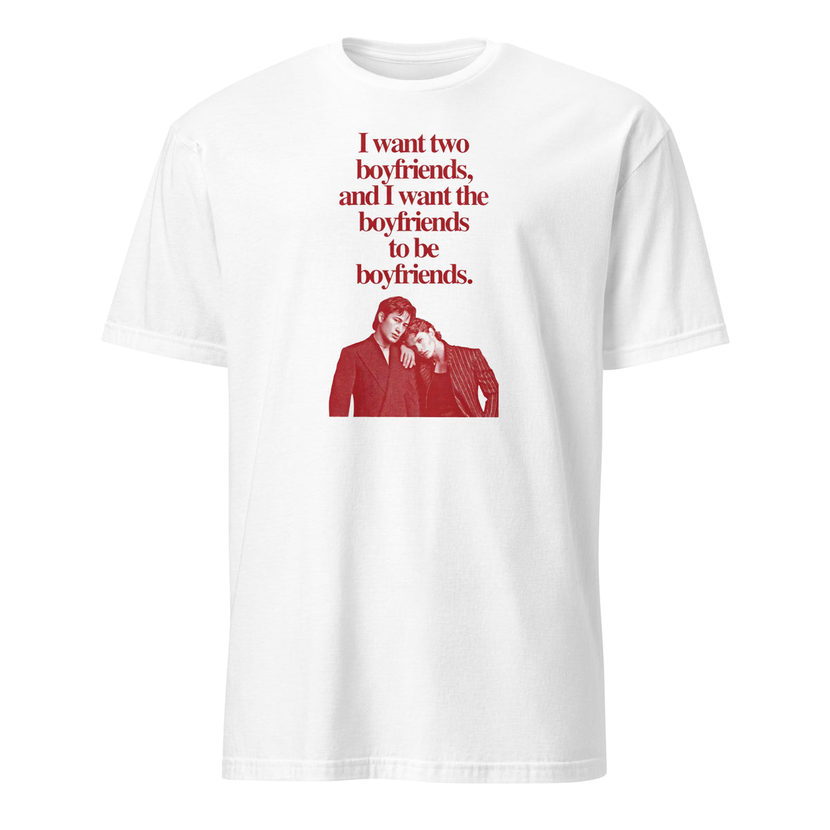 Ilya Shane “I Want Two Boyfriends” Shirt | Heated Rivalry Queer Fandom T-Shirt by Cuccico | Cuccico
