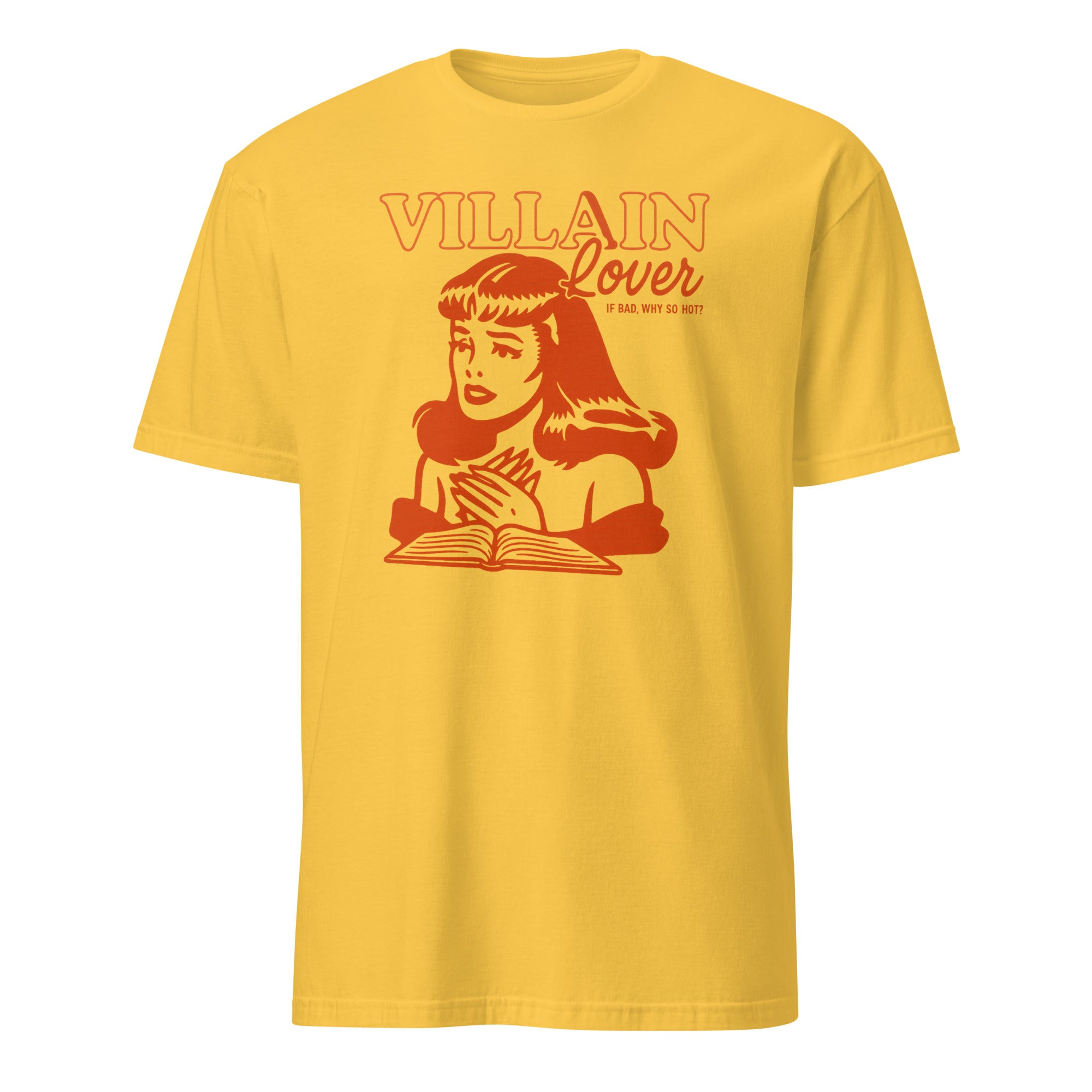 Daisy yellow Book Lover Shirt – Villain Lover Dark Romance Tee by Cuccico