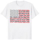 Vintage American Flag 4th of July T-Shirt with States — Patriotic USA Tee | Cuccico