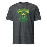 Vintage Donald Duck Oregon Ducks Football T-Shirt in Dark Heather by Cuccico