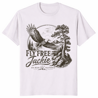 Vintage eagle lover shirt ice grey