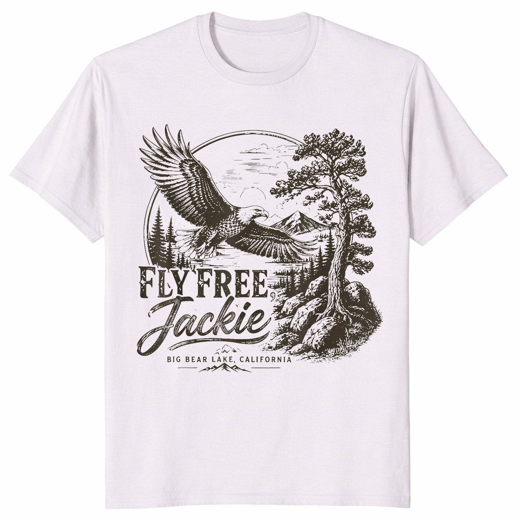 Vintage eagle lover shirt ice grey