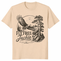 Vintage eagle lover shirt sand