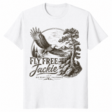 Vintage eagle lover shirt white