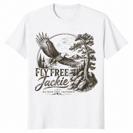 Vintage eagle lover shirt white