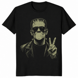 Vintage frankenstein shirt in black