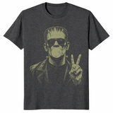 Vintage frankenstein shirt in dark heather grey