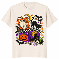 Vintage halloween shirt in natural