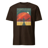 Cuccico Vintage Mars Travel Poster Tee Retro Style in Dark Chocolate