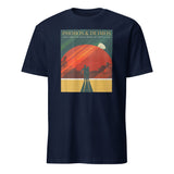 Cuccico Space Travel Shirt with Vintage Mars Poster in Navy