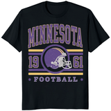 Vintage Minnesota Football Shirt in Black by Cuccico